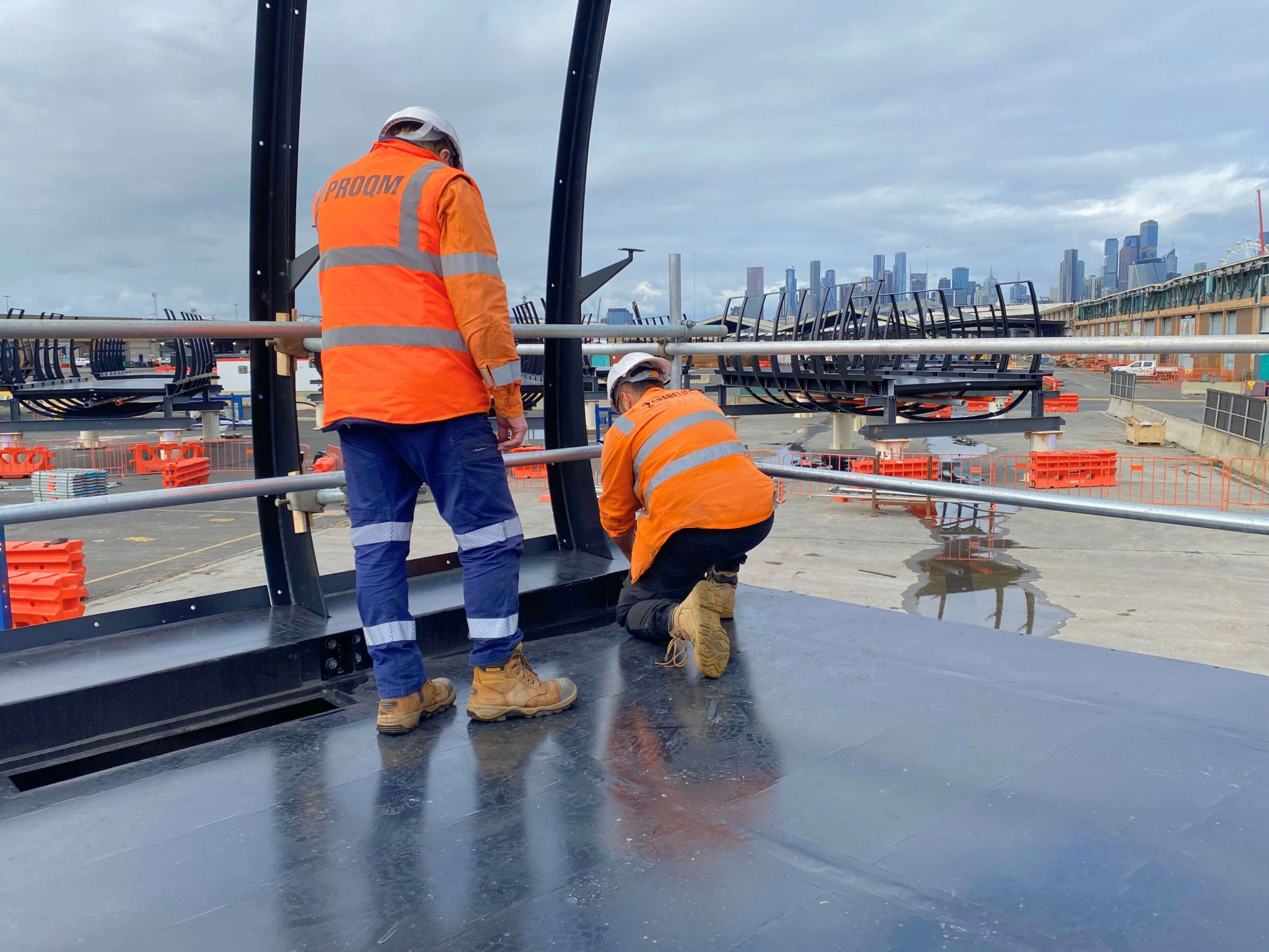 Veloway assembly and erection inspection (same caption again)