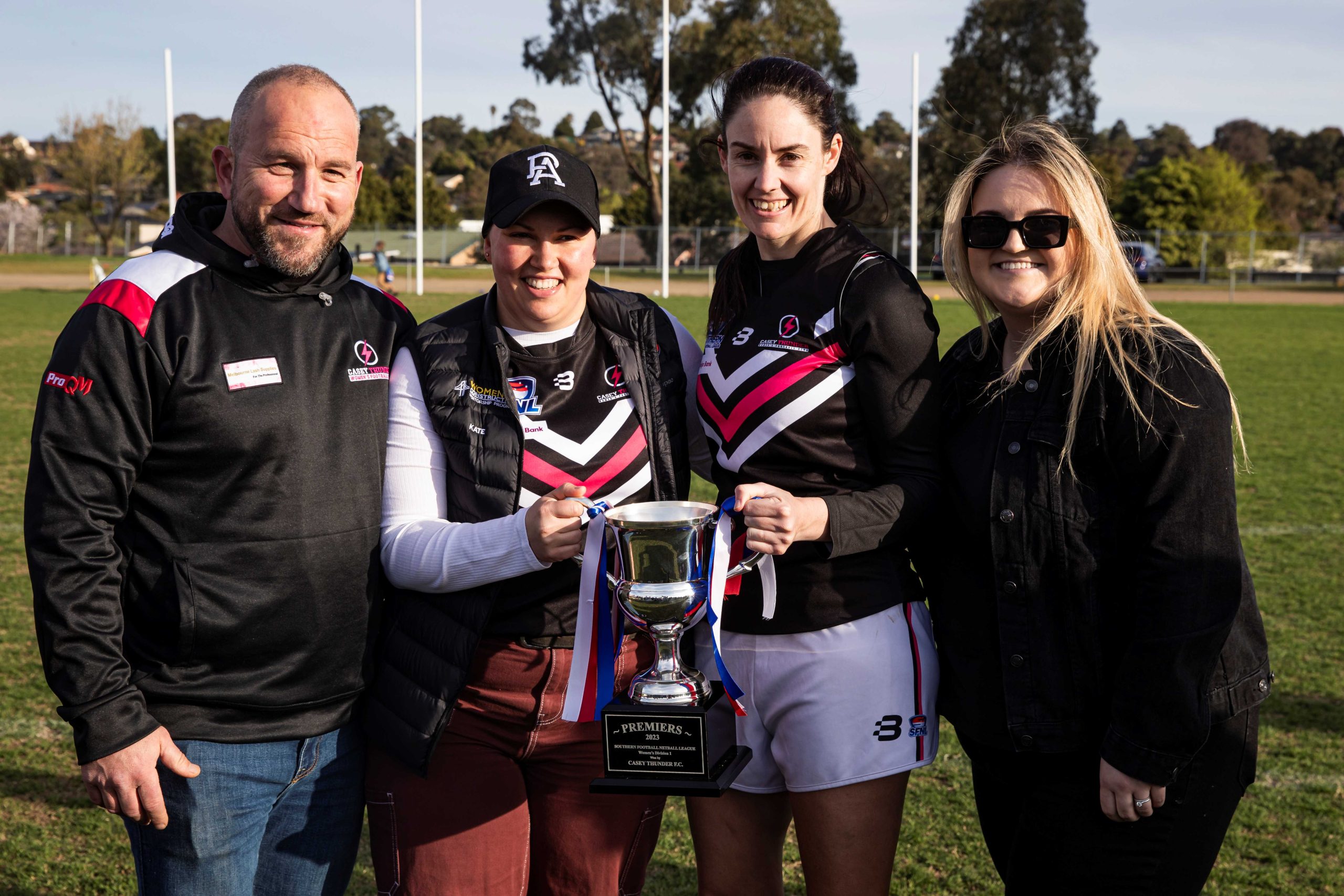 ProQM Casey Thunder 3 (Company founders Chris Xerri and Kate Xerri with Pam Rogers and Shannon Rogers)1